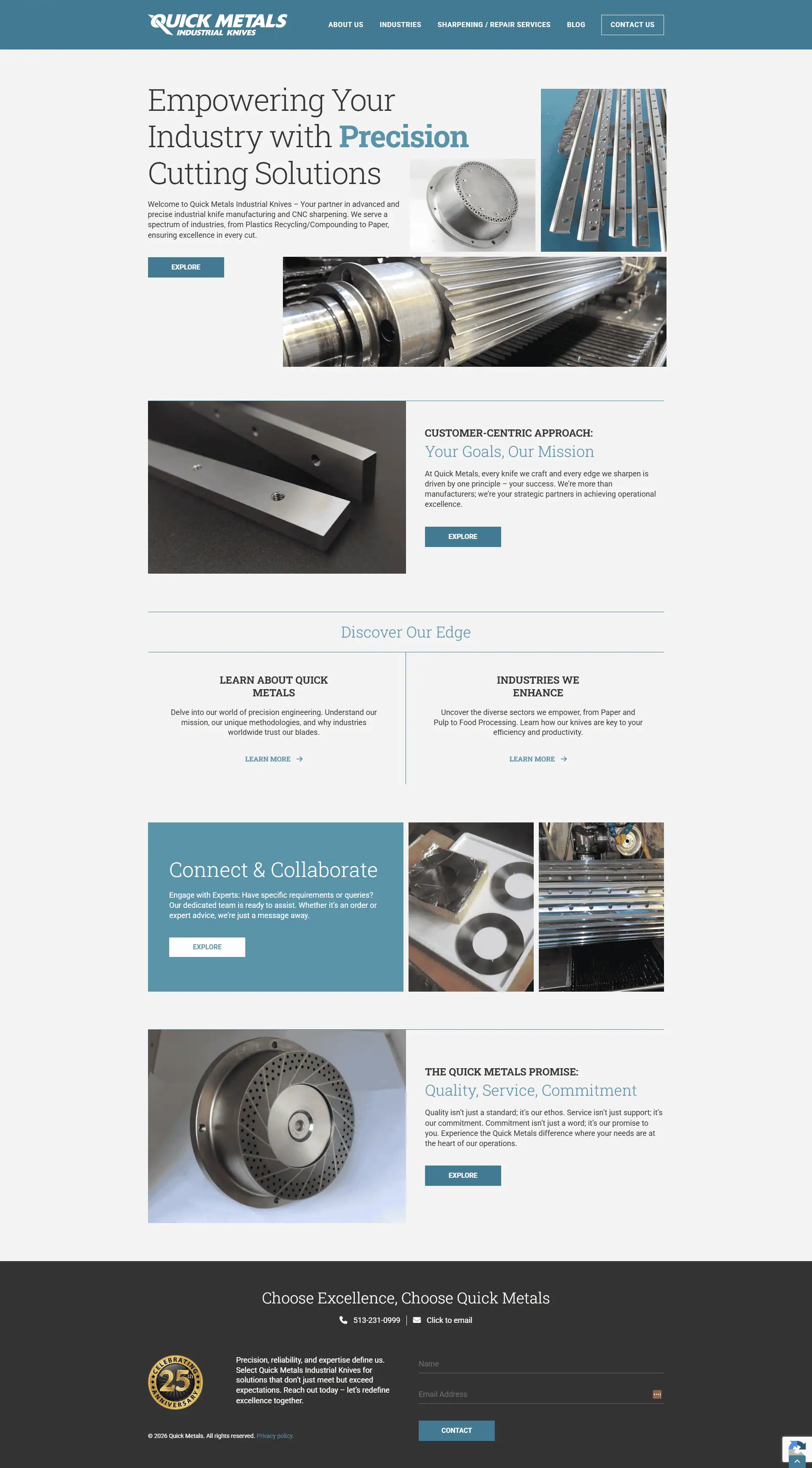 Quick Metals Industrial Knives